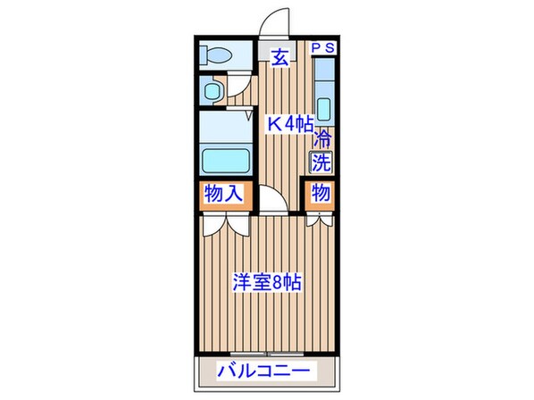 サンパレス小松島の物件間取画像